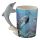Tazza con Manico a Forma di Delfino