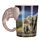 Tazza in Ceramica con Manico a Forma di Elefante