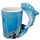 Tazza in Ceramica con Manico a Forma di Squalo Balena