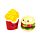 Set Sale e Pepe in Ceramica - Hammy, l'Hamburger & Patatine Fritte - Foodiemals