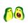 Set Sale e Pepe in Ceramica - Pedro, l'Avocado - Foodiemals