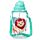 Borraccia per Bambini con Cannuccia 450ml - Animali - Zooniverse