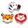 Set di 3 Gomme da Cancellare - Animali - Zooniverse