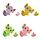 Set di 2 Gomme da Cancellare - Axolotl (Salamandra)