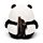 Temperamatite e Gomma 2 in 1 - Panda