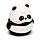 Temperamatite e Gomma 2 in 1 - Panda