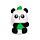 Gomma da Cancellare Sagomata - Panda