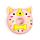Gomma da Cancellare Sagomata - Gatto e Unicorno a Forma di Donut