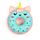 Gomma da Cancellare Sagomata - Gatto e Unicorno a Forma di Donut