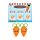 Forbici per Bambini con Custodia -  Cecil la Carota - Foodiemals