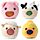 Antistress di Peluche - Fattoria - Animali Dolci - Queasy Squeezies