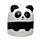 Tazza Sottosopra in Ceramica - Panda