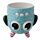 Tazza Sottosopra in Ceramica - Mostri - Blu