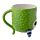 Tazza Sottosopra in Ceramica - Mostri - Verde