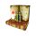 Espositore con LED per Statuette Gatti Neri con Cappello da Strega & Gufi Magici