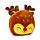 Cuscino di Peluche con Coperta 2 in 1 - Rudolph - Amici del Natale - Blankeazzz