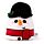 Cuscino di Peluche Natalizio - Cole il Pupazzo di Neve - Squidglys