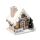 Casetta Decorativa per Natale con LED - Albero e Neve