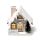 Casetta Decorativa per Natale con LED - Albero e Neve