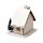 Casetta Decorativa per Natale con LED - Albero e Neve