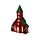 Casetta Decorativa per Natale con LED - Chiesa