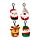 Portachiavi Squidglys in Peluche - Amici del Natale