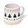 Tazza Natalizia in Grès Porcellanato - Albero di Natale
