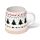 Tazza Natalizia in Grès Porcellanato - Albero di Natale