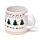 Tazza Natalizia in Grès Porcellanato - Albero di Natale