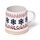 Tazza Natalizia in Grès Porcellanato - Fiocco di Neve