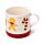 Set Tazza in Porcellana e Sottobicchiere/Coperchio - Baker Street Natale