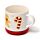 Set Tazza in Porcellana e Sottobicchiere/Coperchio - Baker Street Natale