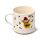 Set Tazza in Porcellana e Sottobicchiere/Coperchio - Bue Scozzese Jan Pashley