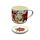 Set Tazza in Porcellana e Sottobicchiere/Coperchio - Stella di Natale