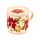 Set Tazza in Porcellana e Sottobicchiere/Coperchio - Stella di Natale