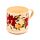 Set Tazza in Porcellana e Sottobicchiere/Coperchio - Stella di Natale