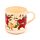 Set Tazza in Porcellana e Sottobicchiere/Coperchio - Stella di Natale