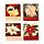 Limette per Unghie in Formato Matchbook - Stella di Natale