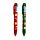 Penna Natalizia Multicolore (6 Colori) - Pan di Zenzero - Baker Street