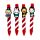 Penna Natalizia Multicolore (6 Colori) - Animali Dolci