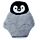 Peluche Termico - Pinguino - Lavanda