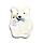 Borsa d'Acqua Calda con Cover in Peluche - 650ml - Orso Polare