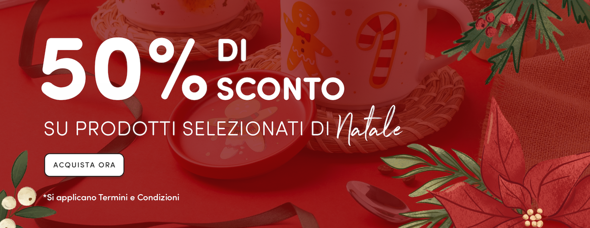 Saldi di Natale: sconti fino al 50%!