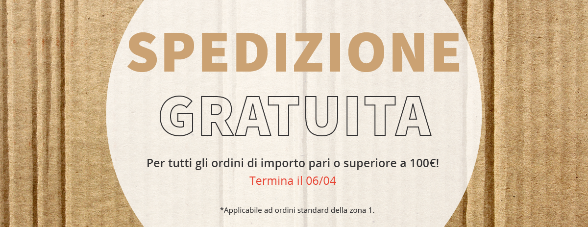 Spedizione Gratuita