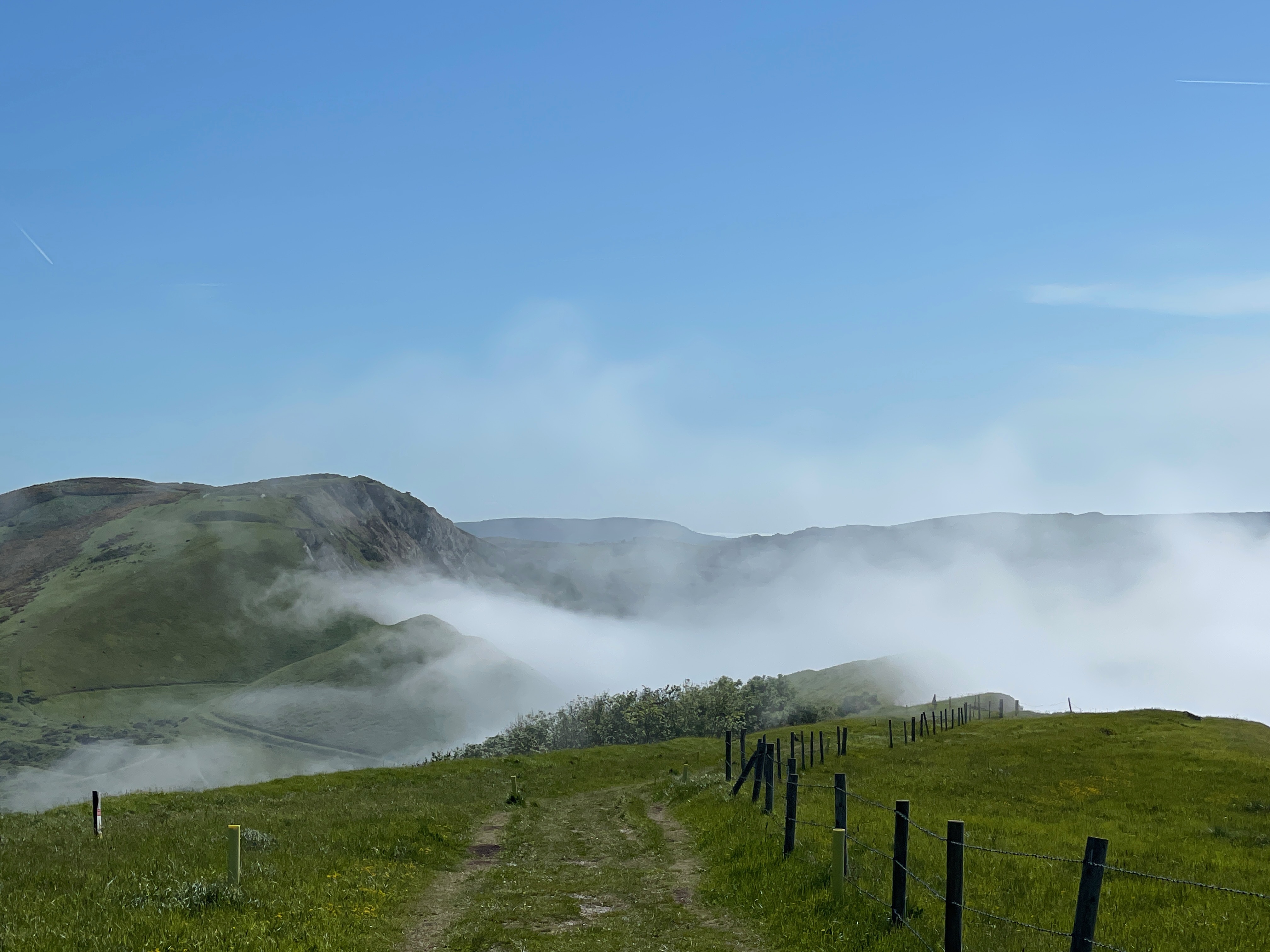 Lulworth Cove to Kimmeridge Bay -view from Bindon Hill